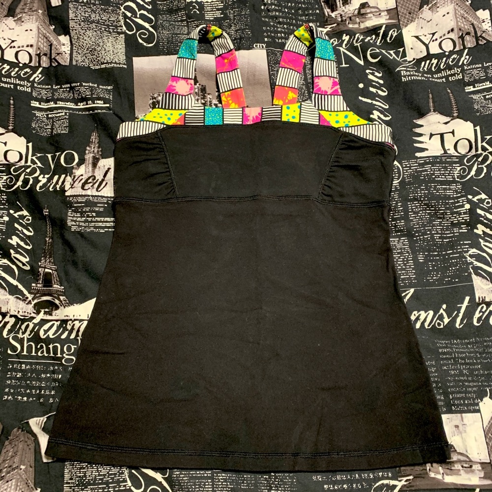 Ivivva by Lululemon black tank size 14/Lululemon 4
